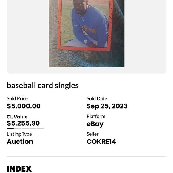 1990 donruss ken griffey jr #365 mint condition error rare - Picture 5 of 6